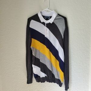 Men's long sleeve casual knit shirt